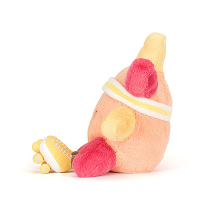 Jellycat Peluche Amuseables Sun Roller Skater - Sole morbido con pattini a rotelle