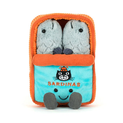 Jellycat Amuseables Sardine Tin – Scatola di Sardine Peluche IN ARRIVO