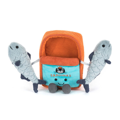 Jellycat Amuseables Sardine Tin – Scatola di Sardine Peluche IN ARRIVO