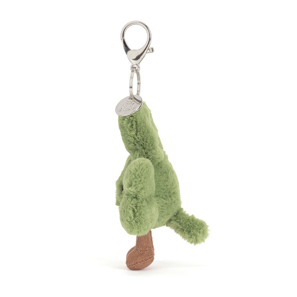 Jellycat Amuseables Siofra Shamrock Bag Charm – Ciondolo Portafortuna per Borsa