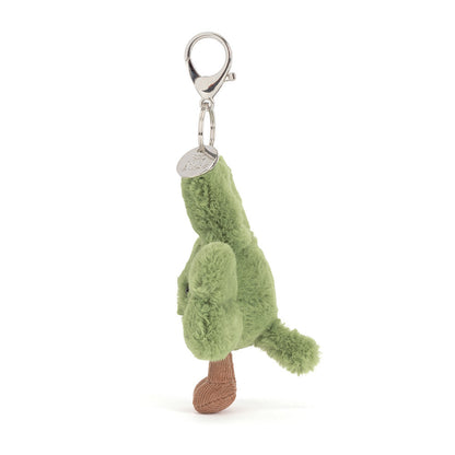 Jellycat Amuseables Siofra Shamrock Bag Charm – Ciondolo Portafortuna per Borsa