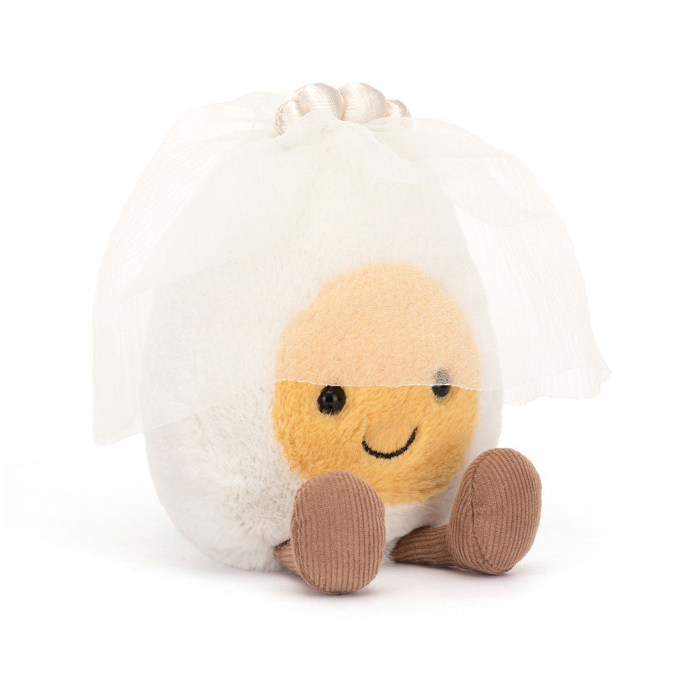 Jellycat Peluche Amuseable Uovo Sodo Sposa - piccolo 14 cm - Apple Pie