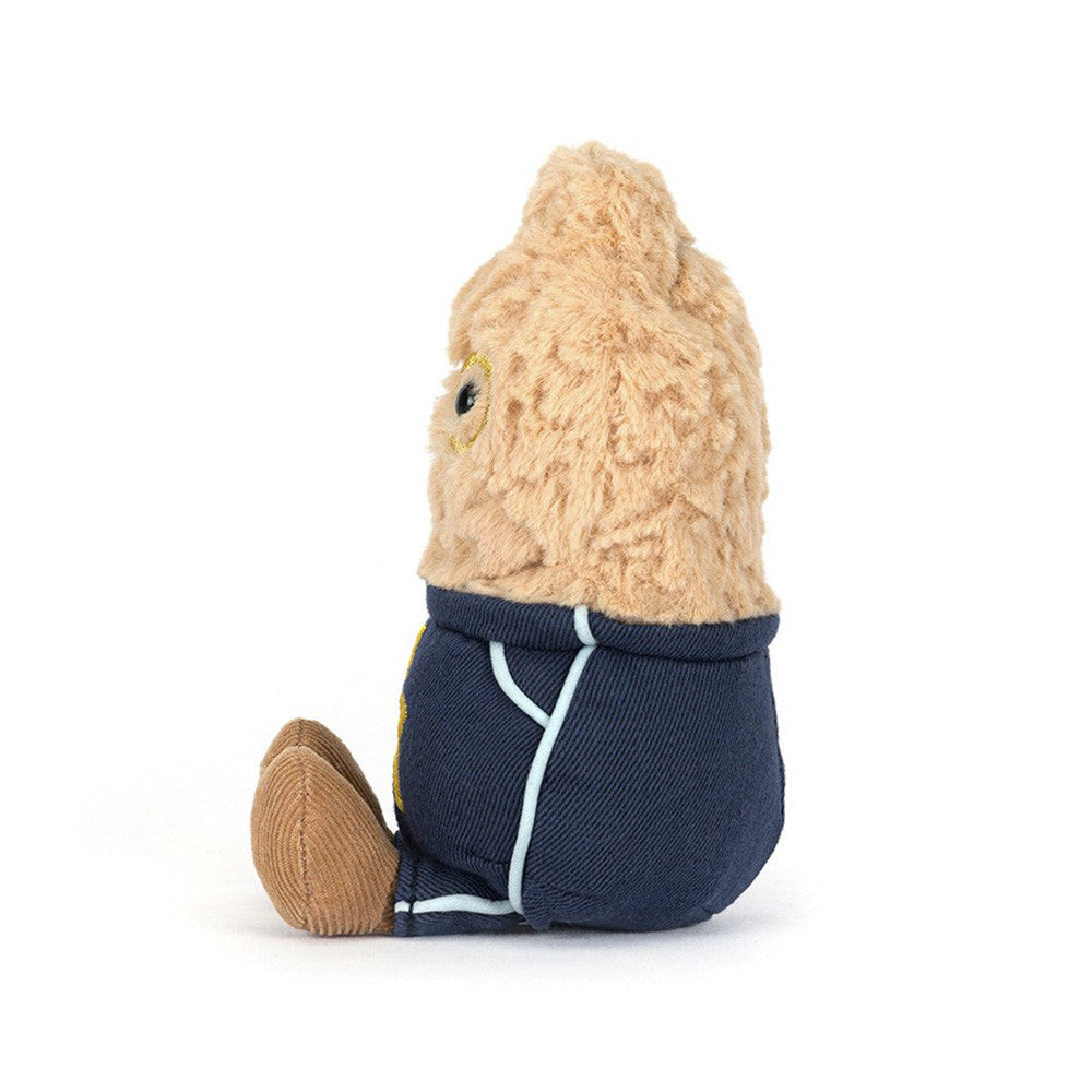 Jellycat Amuseables Peanut Star Student Peluche Arachide Divertente 15cm