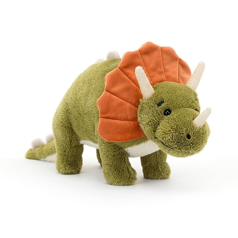 Peluche Triceratopo Archie - Un dinosauro morbidissimo - Apple Pie