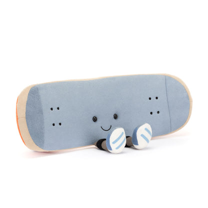 Jellycat Peluche Skateboard Amuseables - Sport a go go - Apple Pie