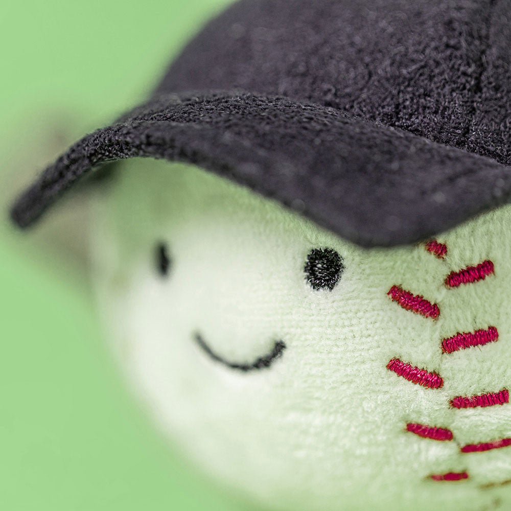 Jellycat Portachiavi Borsa Palla da Baseball – Amuseables Sports - Apple Pie
