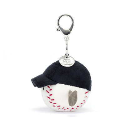 Jellycat Portachiavi Borsa Palla da Baseball – Amuseables Sports - Apple Pie