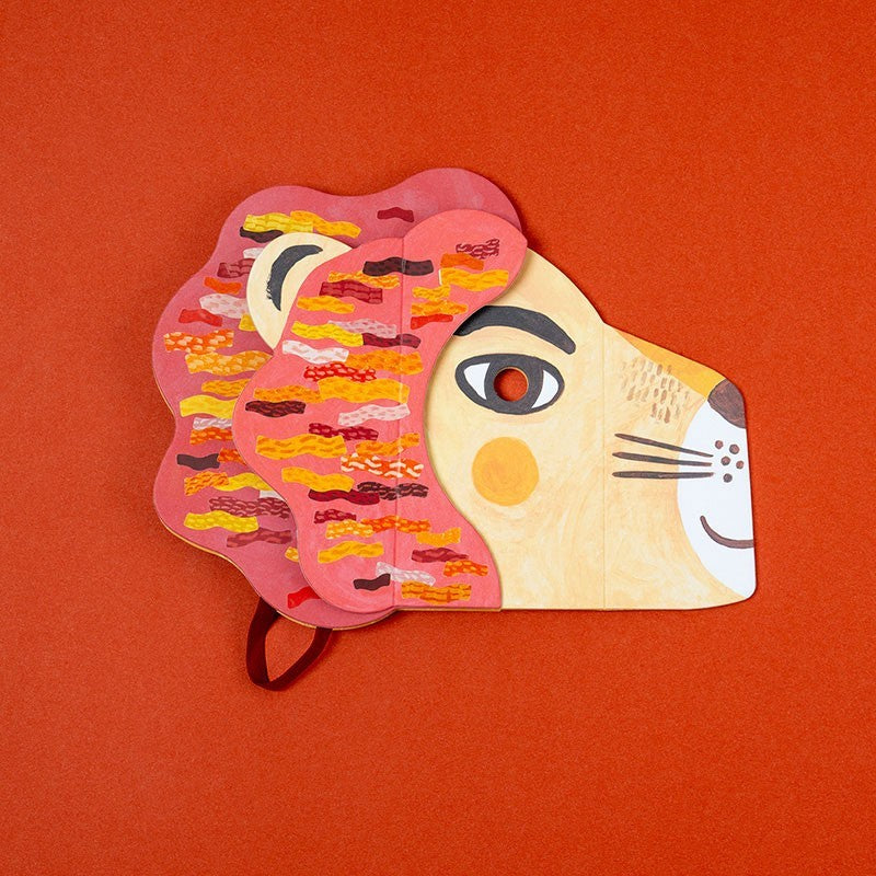 Londji Attività Creativa – Maschera Leone con Adesivi Be Wild!