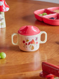 RICE Tazza 2 manici con beccuccio - Pink Happy Forest - Apple Pie