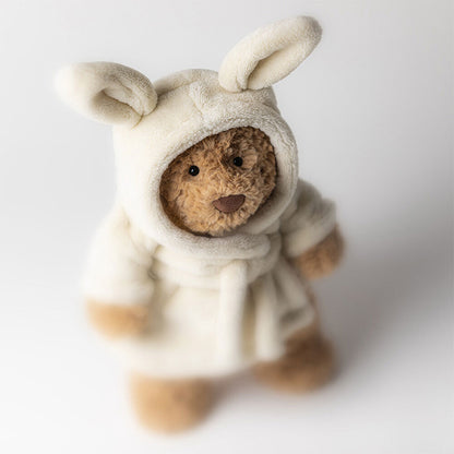 Jellycat Bartholomew Bear Bathrobe Orsetto Peluche con Accappatoio