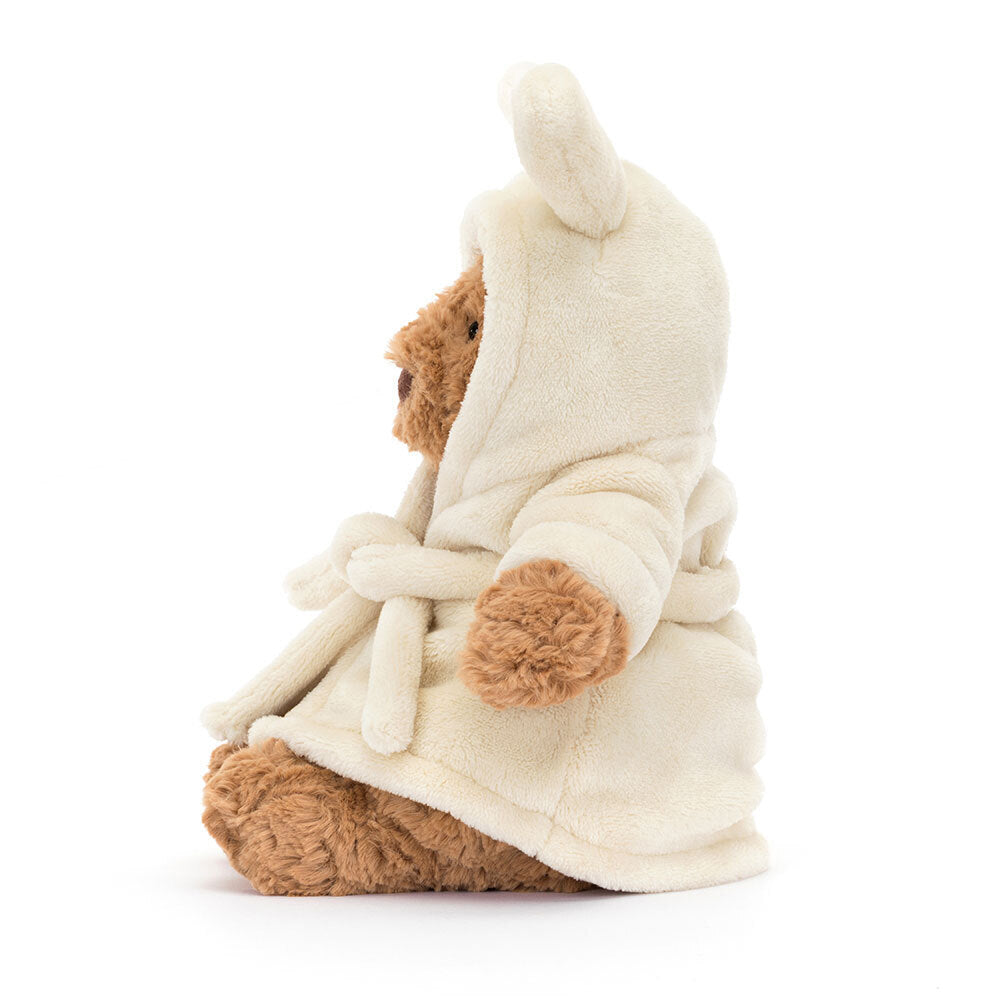 Jellycat Bartholomew Bear Bathrobe Orsetto Peluche con Accappatoio