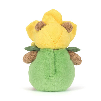 Jellycat Bartholomew Bear Daffodil Outfit – Peluche Orsetto con Costume Fiore