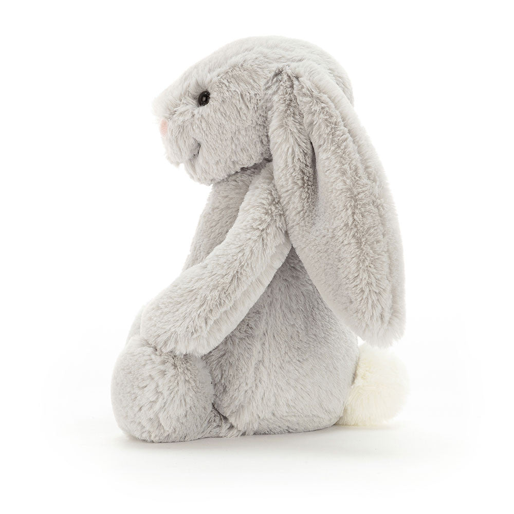 Jellycat Bashful Bunny Silver – Coniglio Argento Medio 31 cm