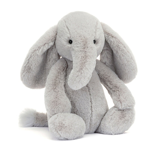 Jellycat Bashful Luxe Elephant Thuddeus – Il Compagno di Avventure Morbidissimo - Apple Pie