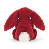 Jellycat Peluche Coniglio Bashful Luxe Scarlett - Medio 31cm - Apple Pie