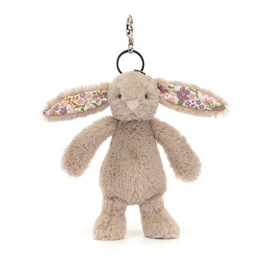 Jellycat Peluche Coniglietto Blossom Beige Charm da borsa - Apple Pie