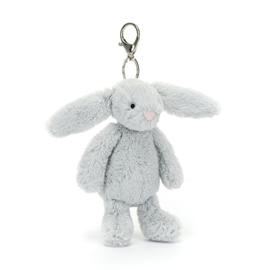 Jellycat Peluche Charm Coniglio Bashful Argento - Apple Pie