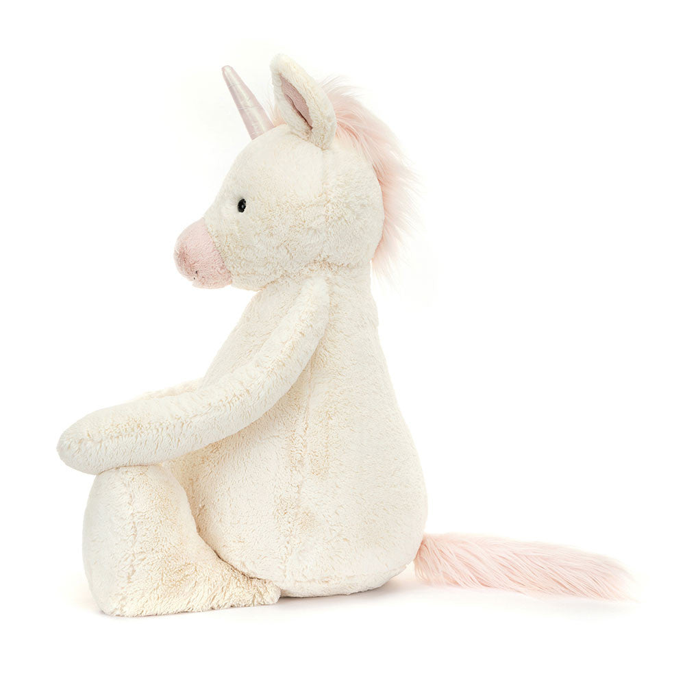 Jellycat Peluche Bashful Unicorno - Simpatico cavallo magico