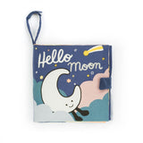 Jellycat Libro di stoffa "Hello Moon" - Apple Pie