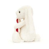 Jellycat Bashful Coniglietto con Bastoncino di Zucchero - Apple Pie