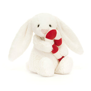 Jellycat Bashful Coniglietto con Bastoncino di Zucchero - Apple Pie