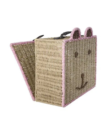 Valigia Orso Rosa Rice Denmark – Contenitore Decorativo per Cameretta Bambini