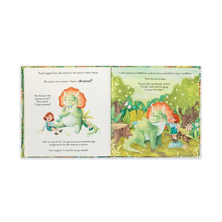 Libro "Archie, My Dinosaur Friend Book" - Libro in inglese - Apple Pie
