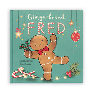 Jellycat Libro "Gingerbread Fred" - Apple Pie