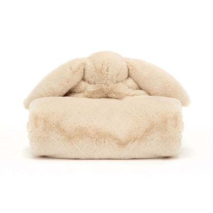 Jellycat – Bashful Luxe Bunny Blankie Willow | Copertina Coniglietto Crema