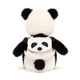 Peluche Panda con Zainetto - L'orso dagli occhiali a passeggio - Apple Pie