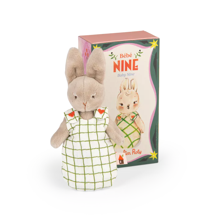 Moulin Roty – Bambolina Bébé Nine la Coniglietta 16 cm – Collezione Les Minouchkas
