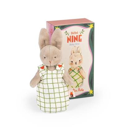 Moulin Roty – Bambolina Bébé Nine la Coniglietta 16 cm – Collezione Les Minouchkas