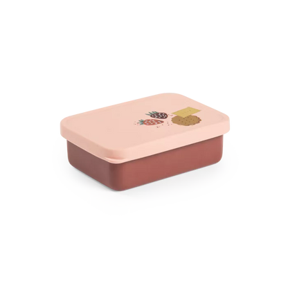 Moulin Roty Après la Pluie – Lunch Box Inox con Coperchio Silicone