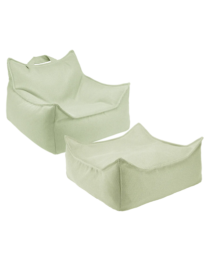 Wigiwama Poltrona Pouf da Esterno – Verde Herba, 3-9 Anni