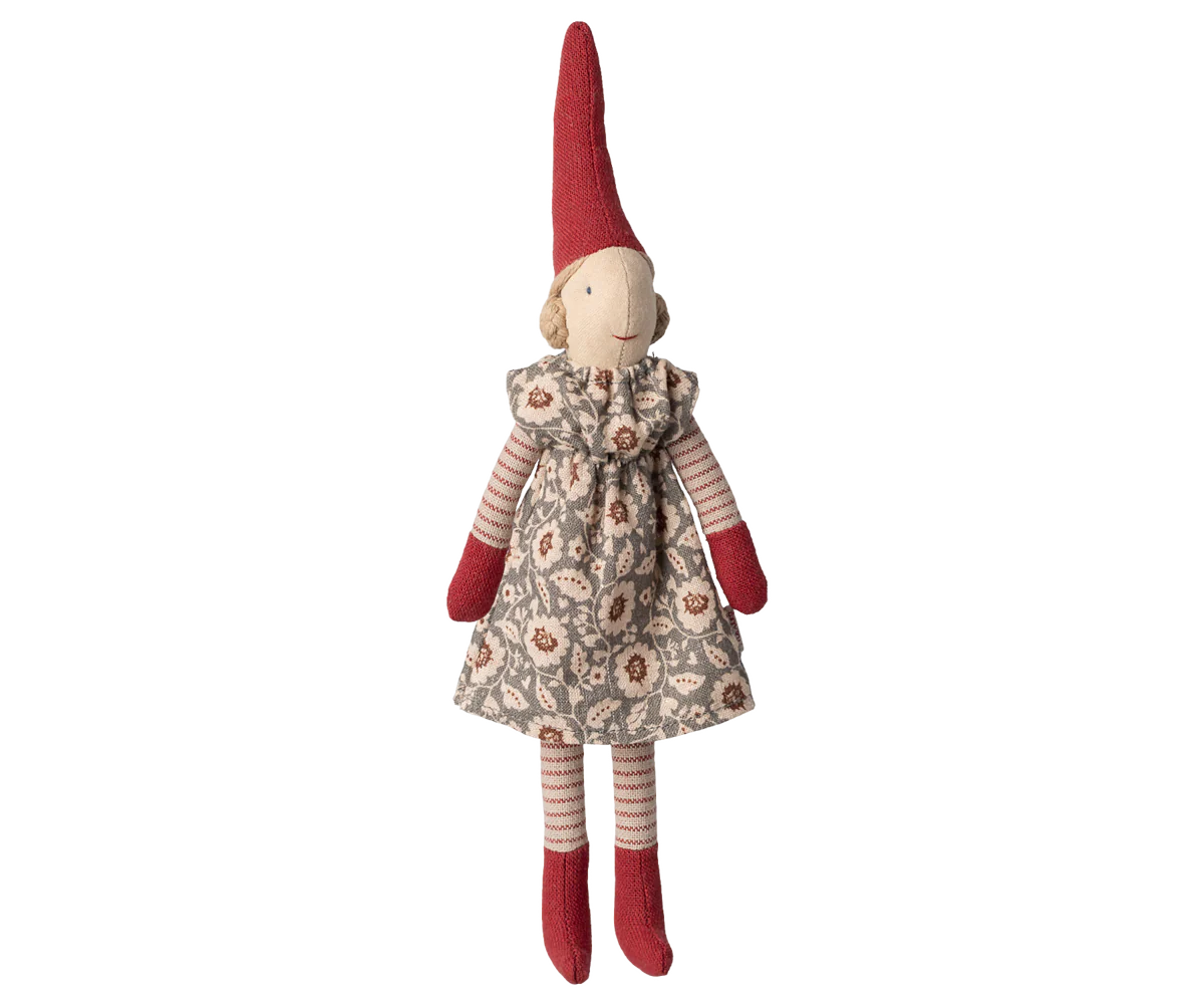 Pixy Maileg Size 1 – Bambola natalizia Girl Winter Mint Dress