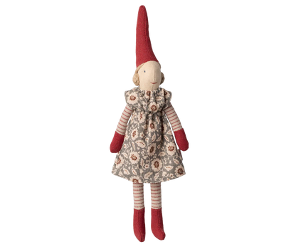 Pixy Maileg Size 1 – Bambola natalizia Girl Winter Mint Dress