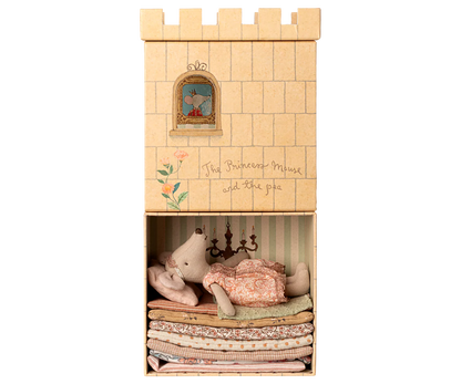Maileg Topolina Principessa sul Pisello – Sorella Maggiore con Castello