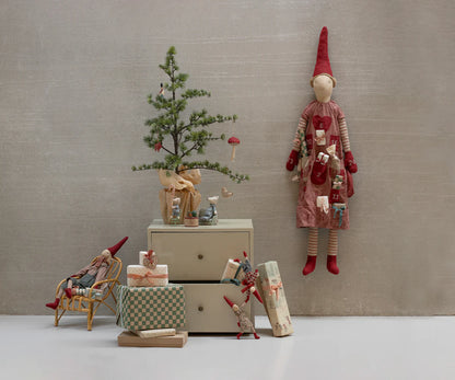 Pixy Maileg Size 1 – Bambola natalizia Girl Winter Mint Dress