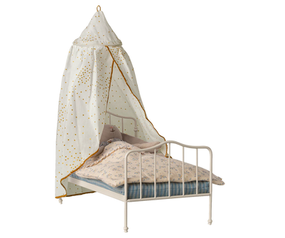 Maileg Baldacchino Letto Miniatura – Off White (Panna)