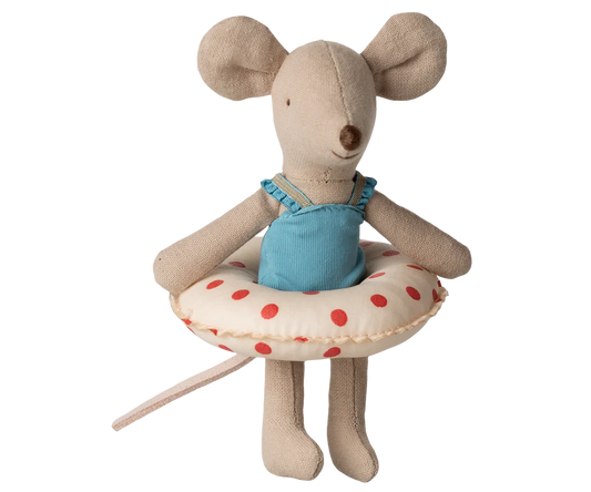 Beach Mice, Topolina Little Sister ciambella a pois rossa