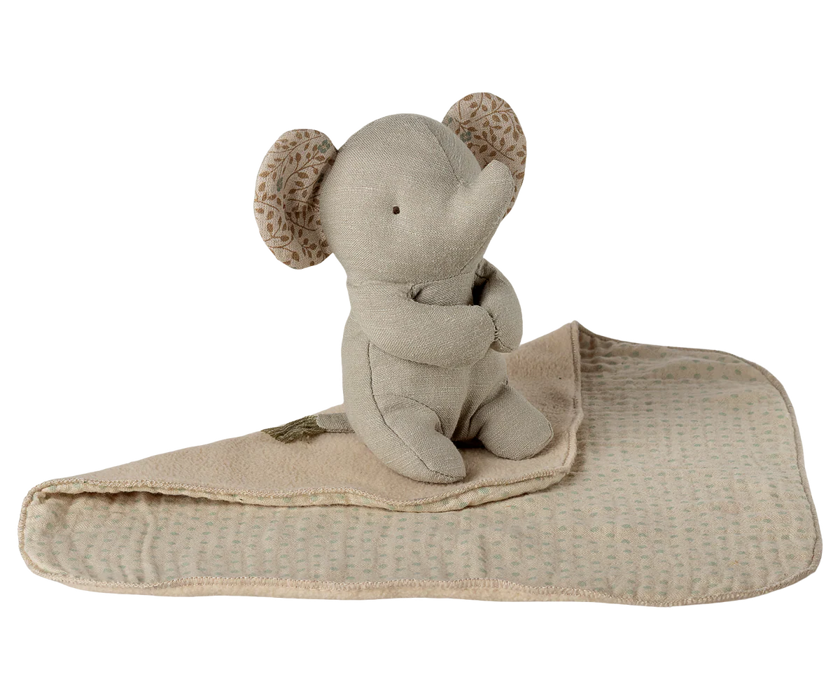 Maileg Lullaby Friends – Elefante Mini Grigio PRE-ORDINE