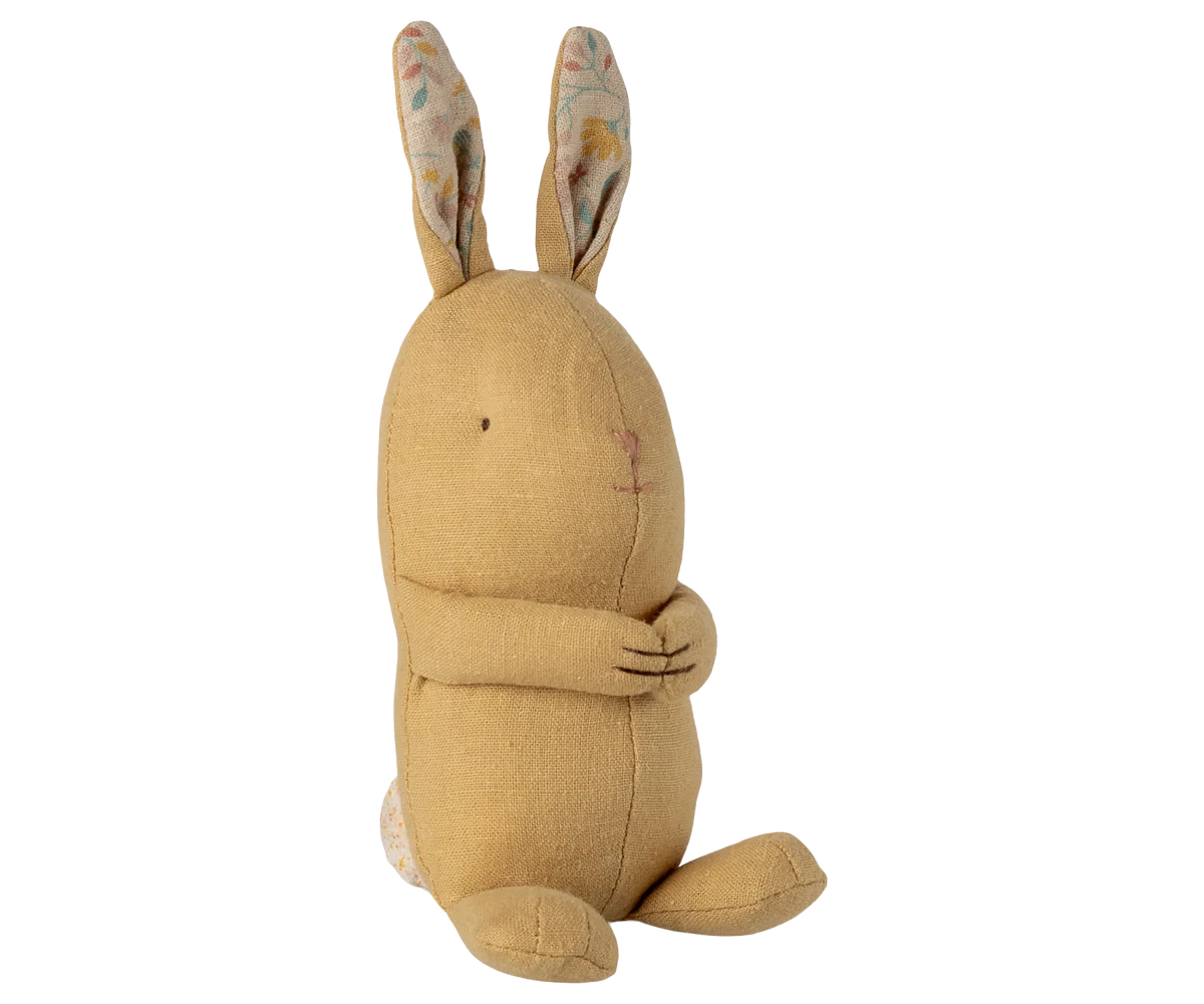 Maileg Lullaby Friends Coniglietto Mini con Copertina – Giallo