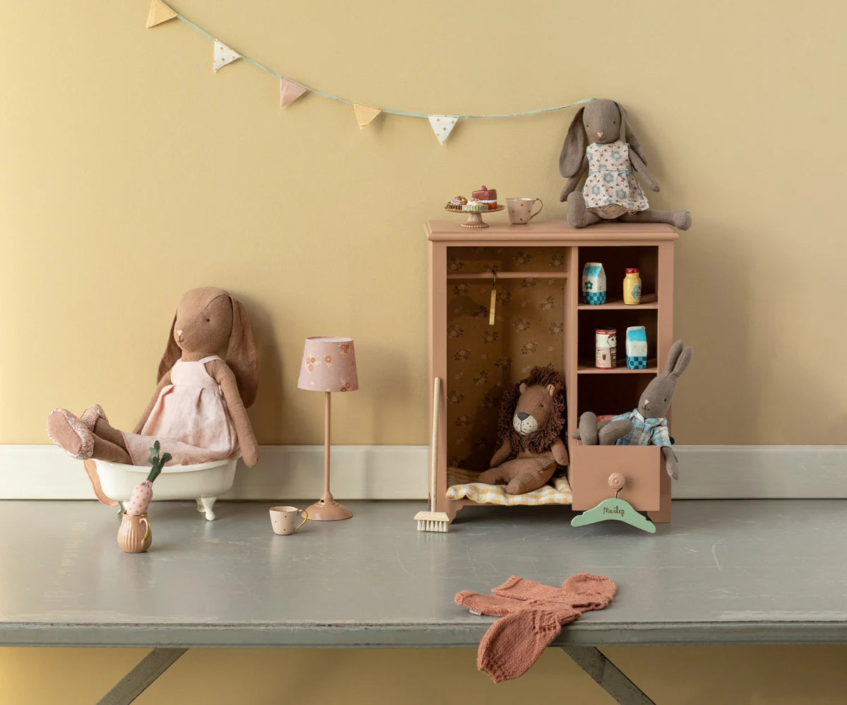 Maileg Coniglietta Taglia 3 con Abito Rosa e Scarpe – Peluche 42 cm