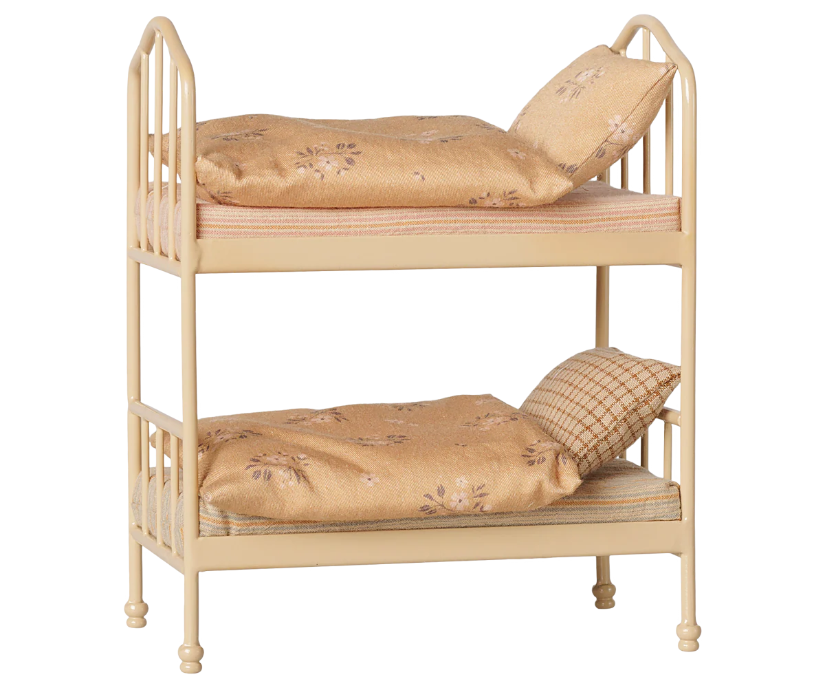 Maileg Letto a Castello per Topolini Marrone Chiaro PRE-ORDINE