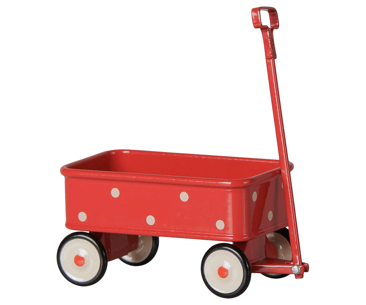 Carretto Maileg per Topolini – Rosso in Metallo | Accessorio per Topi Maileg PRE-ORDINE