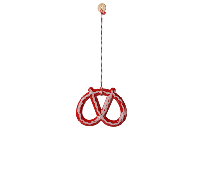 Set di 4 Ornamenti in Metallo Maileg – Peter's Christmas Rosso & Blu | Edizione Natale PRE-ORDINE