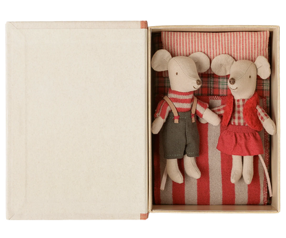 Topi Gemelli Natalizi Maileg – Sorellina & Fratellino nel Libro PRE-ORDINE
