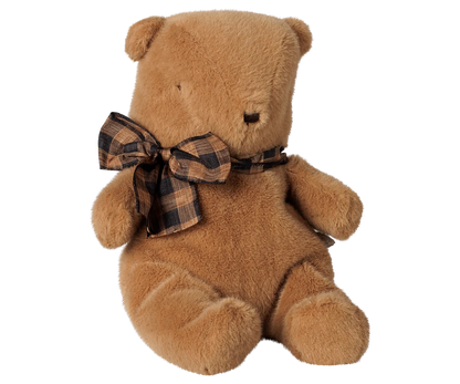 Orsacchiotto di Peluche Maileg Piccolo – Marrone Chiaro con Fiocco | Teddy Bear Vintage PRE-ORDINE