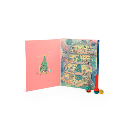 Moulin Roty La Grande Famille – Calendario dell’Avvento con Lampada a Storie