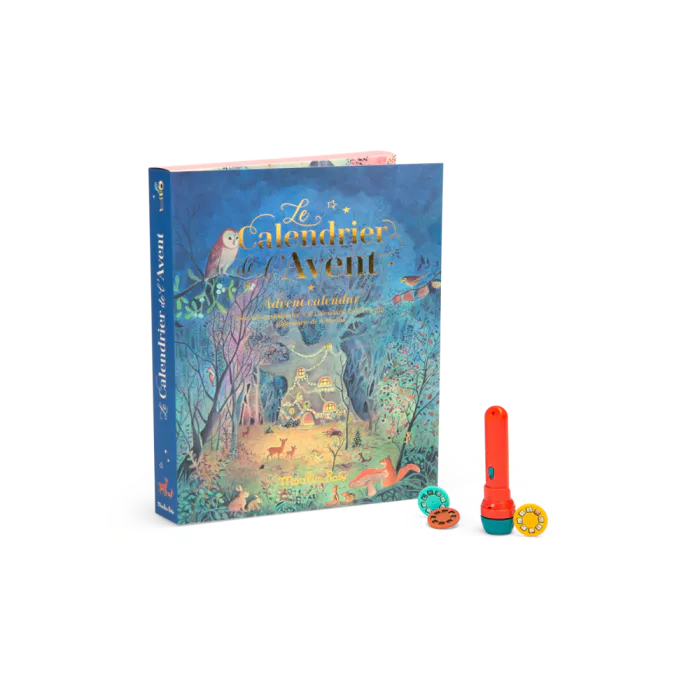 Moulin Roty La Grande Famille – Calendario dell’Avvento con Lampada a Storie